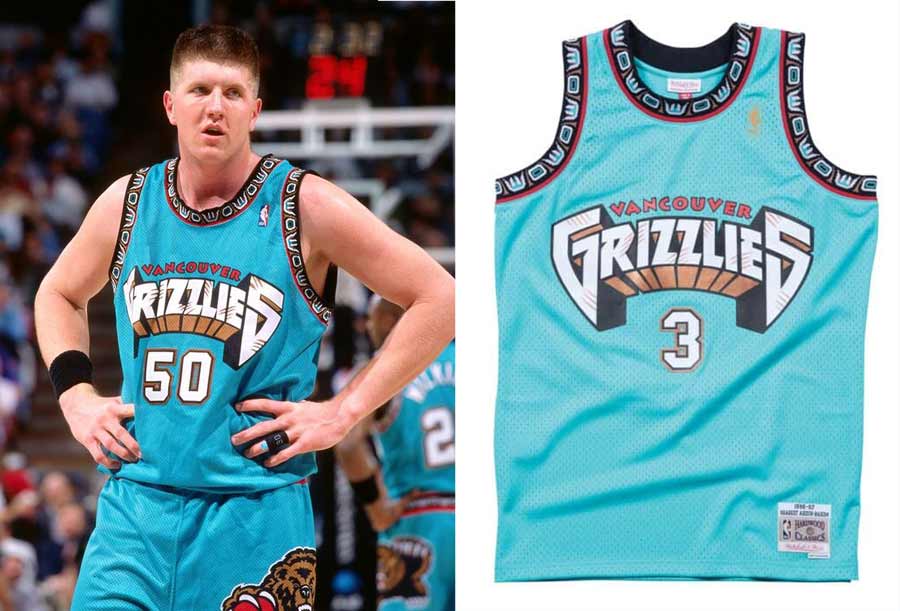 Uniforme do MEMPHIS GRIZZLIES, 1997