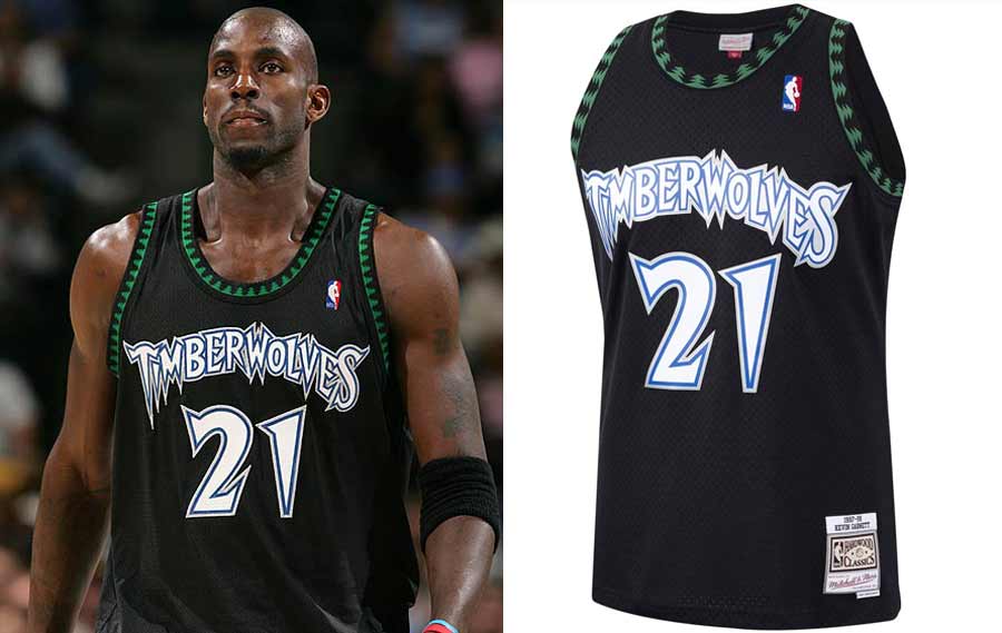 Kevin Garnett jogando pelo Minnesota Timberwolves em 1998